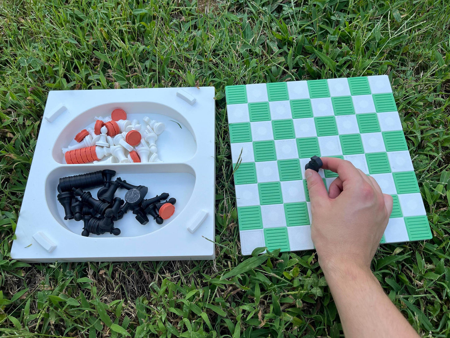 Magnetic Chess Board - Wall Mountable & Tactile