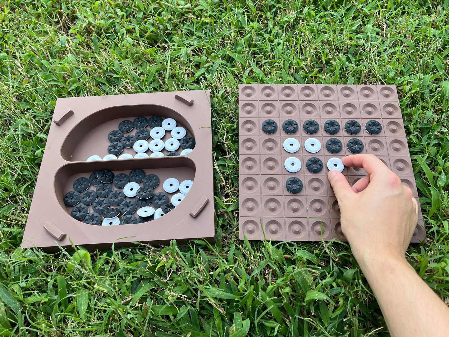 Reversi - Tactile Board Game for the Visually Impaired & Travel Set