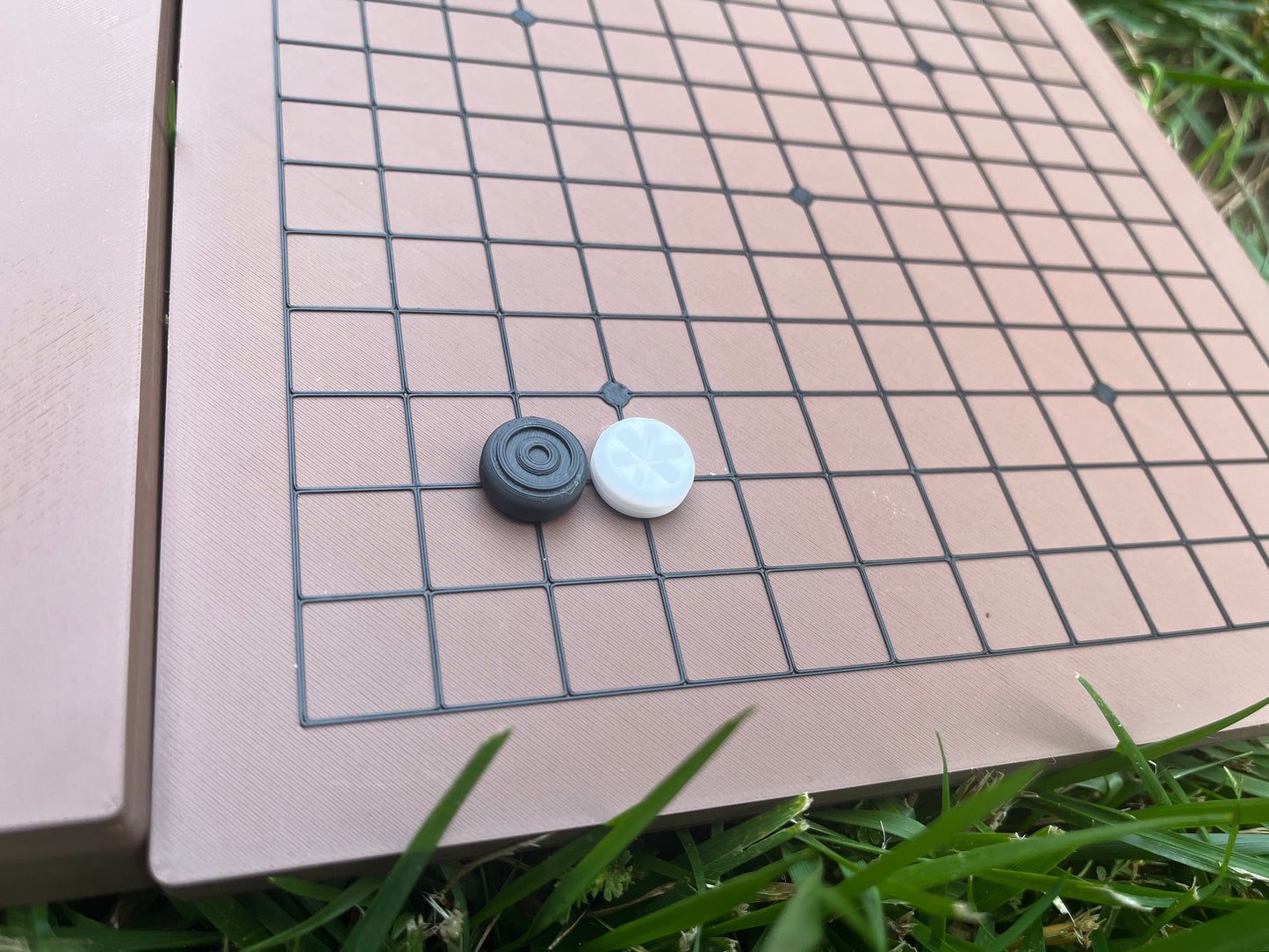 13x13 Travel Go Board with Tactile Pieces and Board