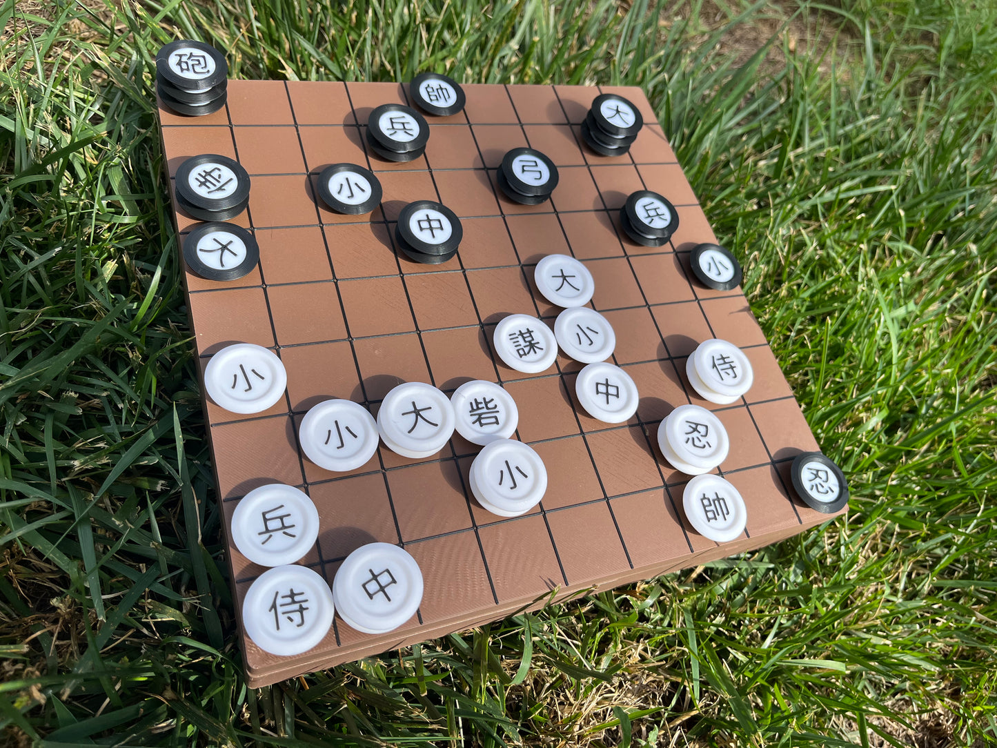 Gungi Board and Pieces: Full Magnetic Game Set