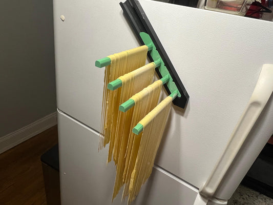 Fridge Magnet Pasta Drying Rack - Great For Small Kitchens