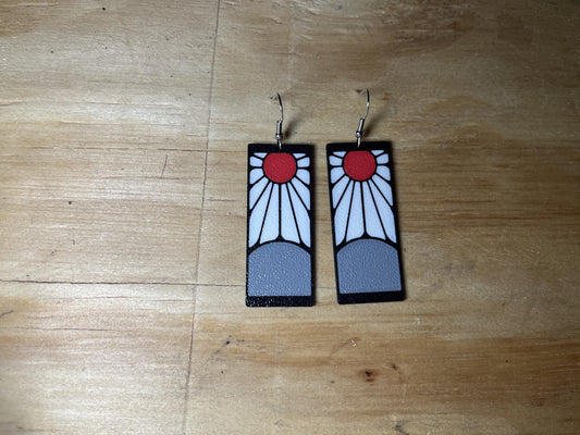Hanafuda Earrings (Demon Slayer)