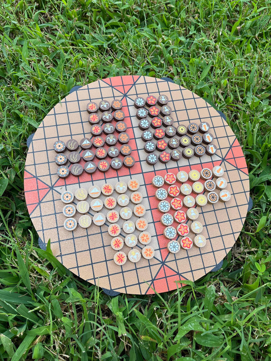 Pai Sho Board Game - Wall Hanging Art Piece and Magnetic Game